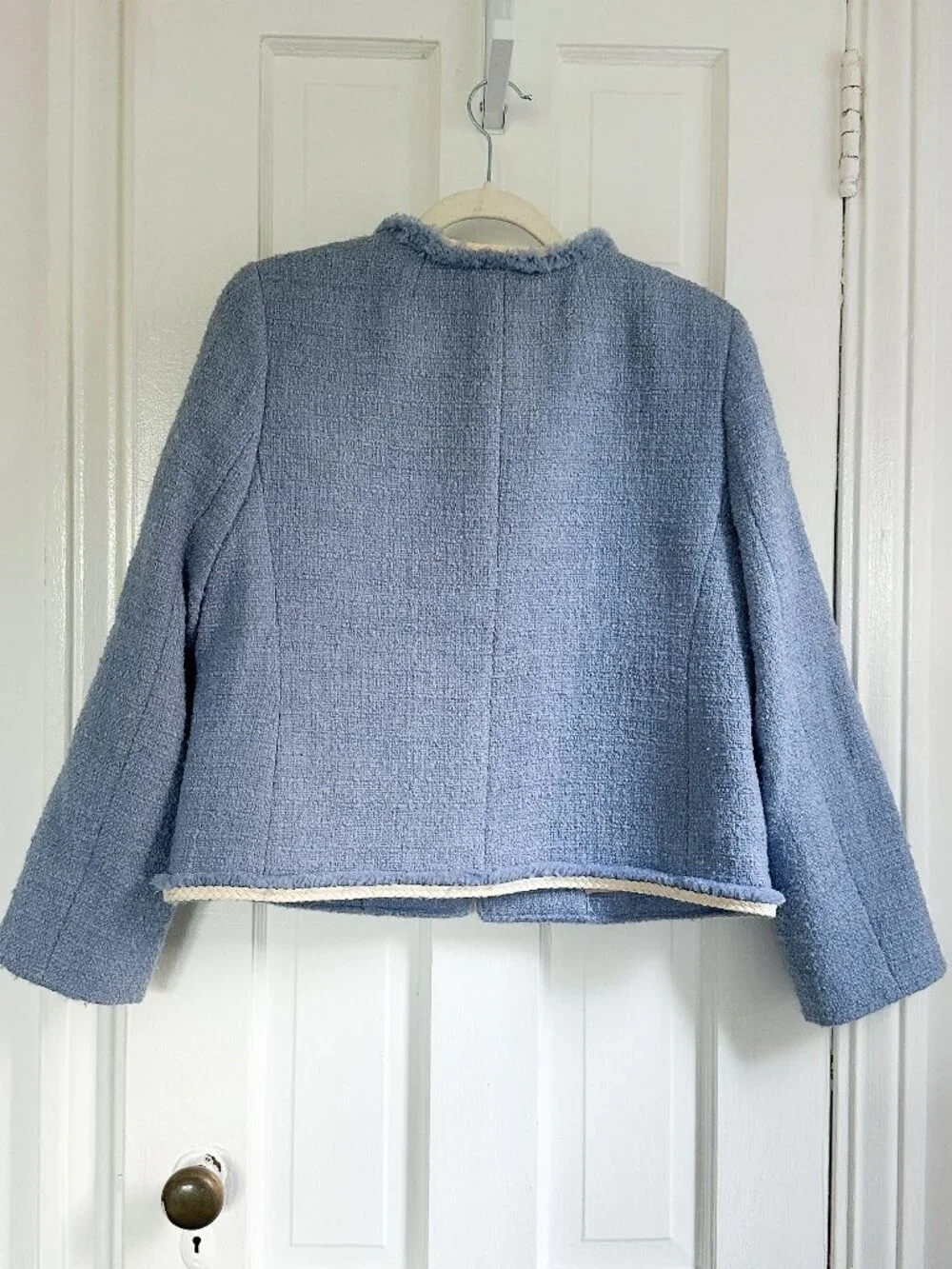 J. Crew Frances Lady Jacket in Maritime Tweed Worn Once - Size 8